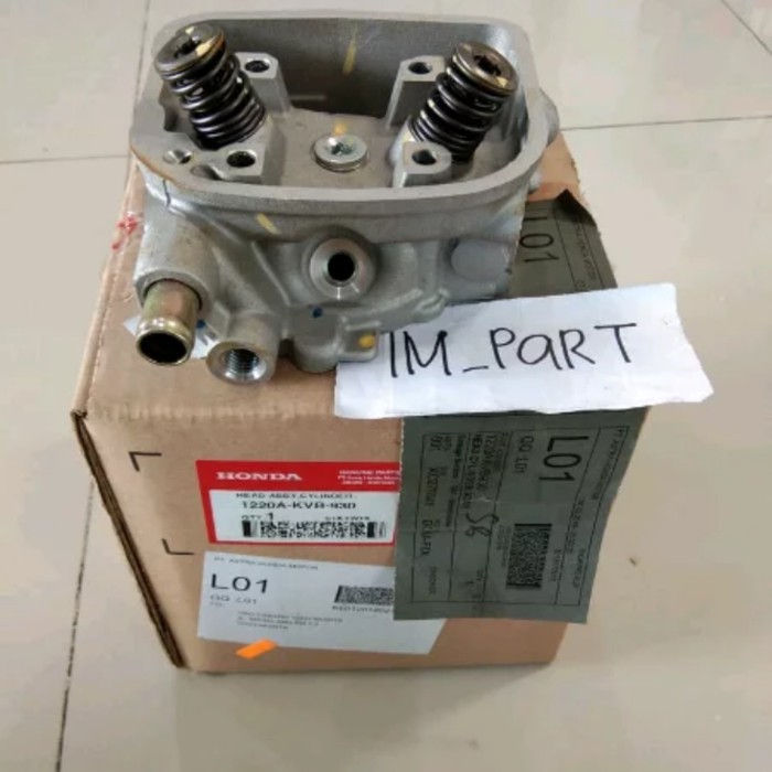 Dijua  blok kop cylinder head VARIO 110 KARBU CW lama dan Techno 1220A-KVB-93  Diskon