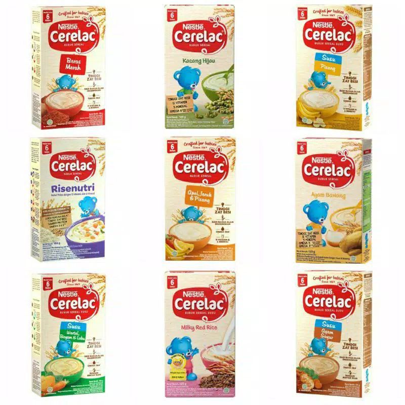 CERELAC Bubur Bayi Instan Usia 6-24 Bulan120gr