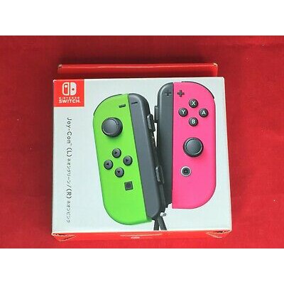 nintendo switch pink and green