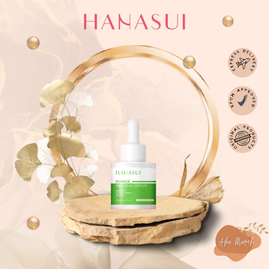 ✨ AKU MURAH ✨ Hanasui Power Bakuchiol Serum 20 ML ORIGINAL (BOTOL HIJAU)