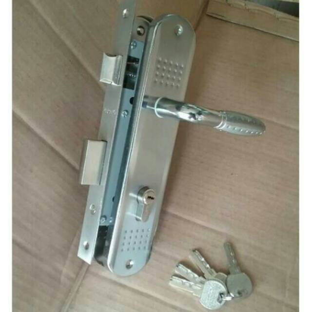Kunci pintu komplit, Handle pintu besar set, Perlengkapan pintu