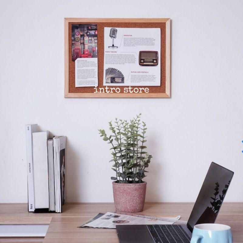 

BI-SILQUE PAPAN GABUS - CORK BOARD - FIBER BOARD - PAPAN BULETIN 40x30 CM