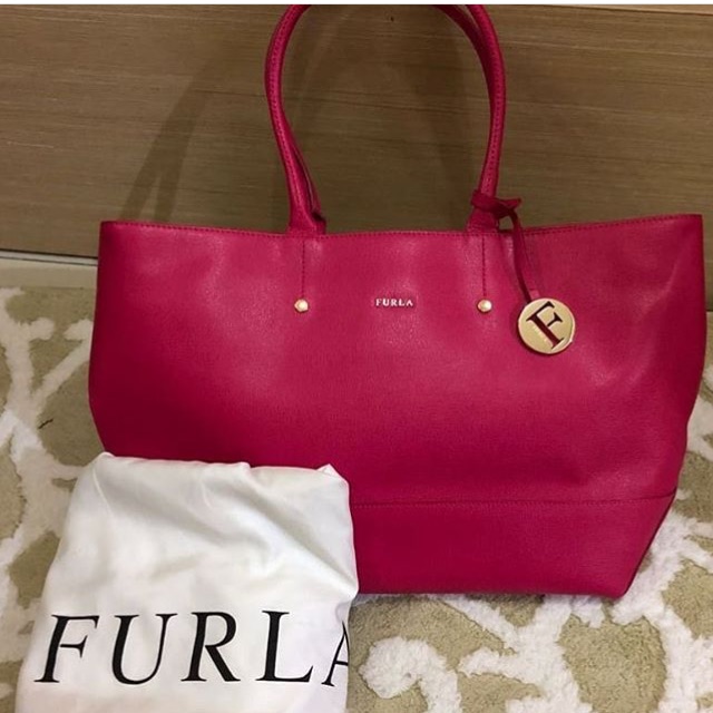 New Tote Bag fuchia furla bag