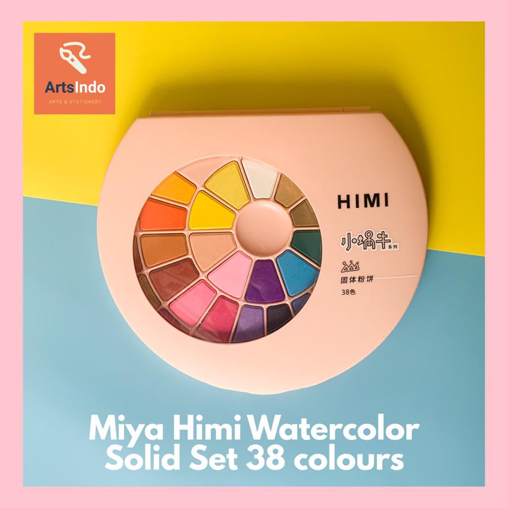 

Miya Solid Watercolor Paint Cat Air Set 38 Colors Pink