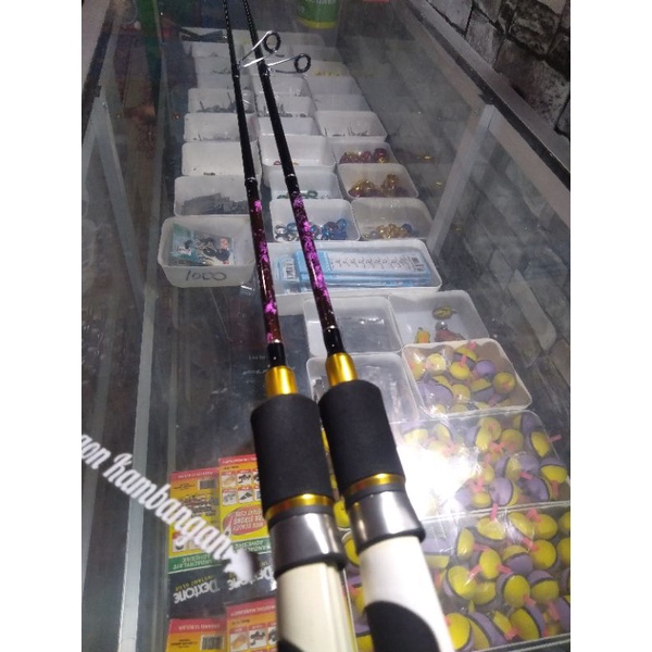 joran casting bahan ful sutet 7mm tanpa sambung panjng 180cm