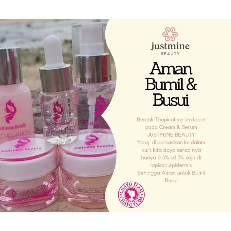 Justmine Beauty skincare Bpom & Halal MUI
