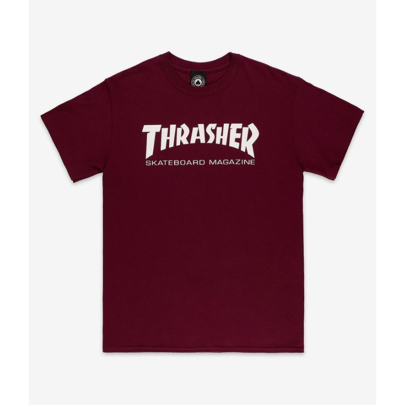 T-Shirt Thrasher Skate Mag Maroon Size L Original