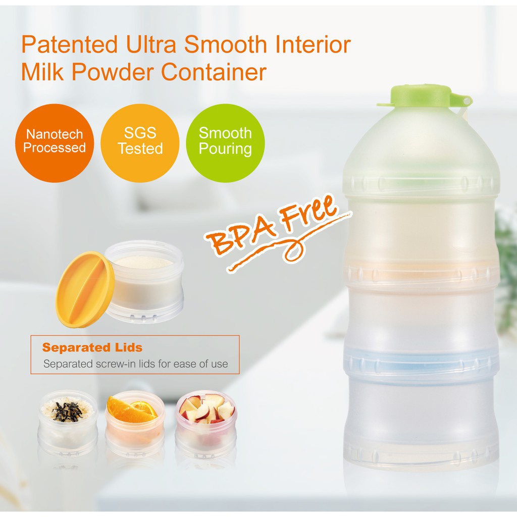 

Simba Spinning Lid Milk Powder Container | Wadah Susu
