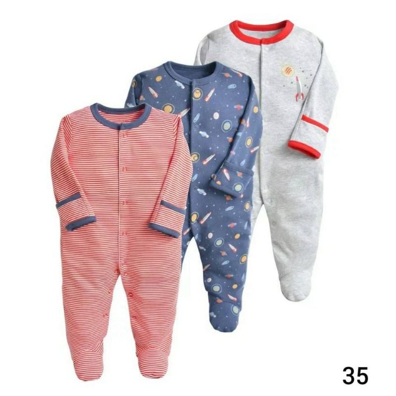 Sleepsuit baby mamas and Papas/ sleepsuit mamas papas 3in1/ baju tidur bayi