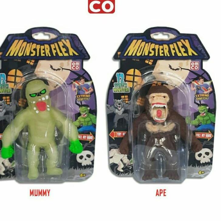 Mainan MONSTER FLEX EMCO Series 2 & 3 Gojitsu Glow In The Dark Mainan Tahan banting