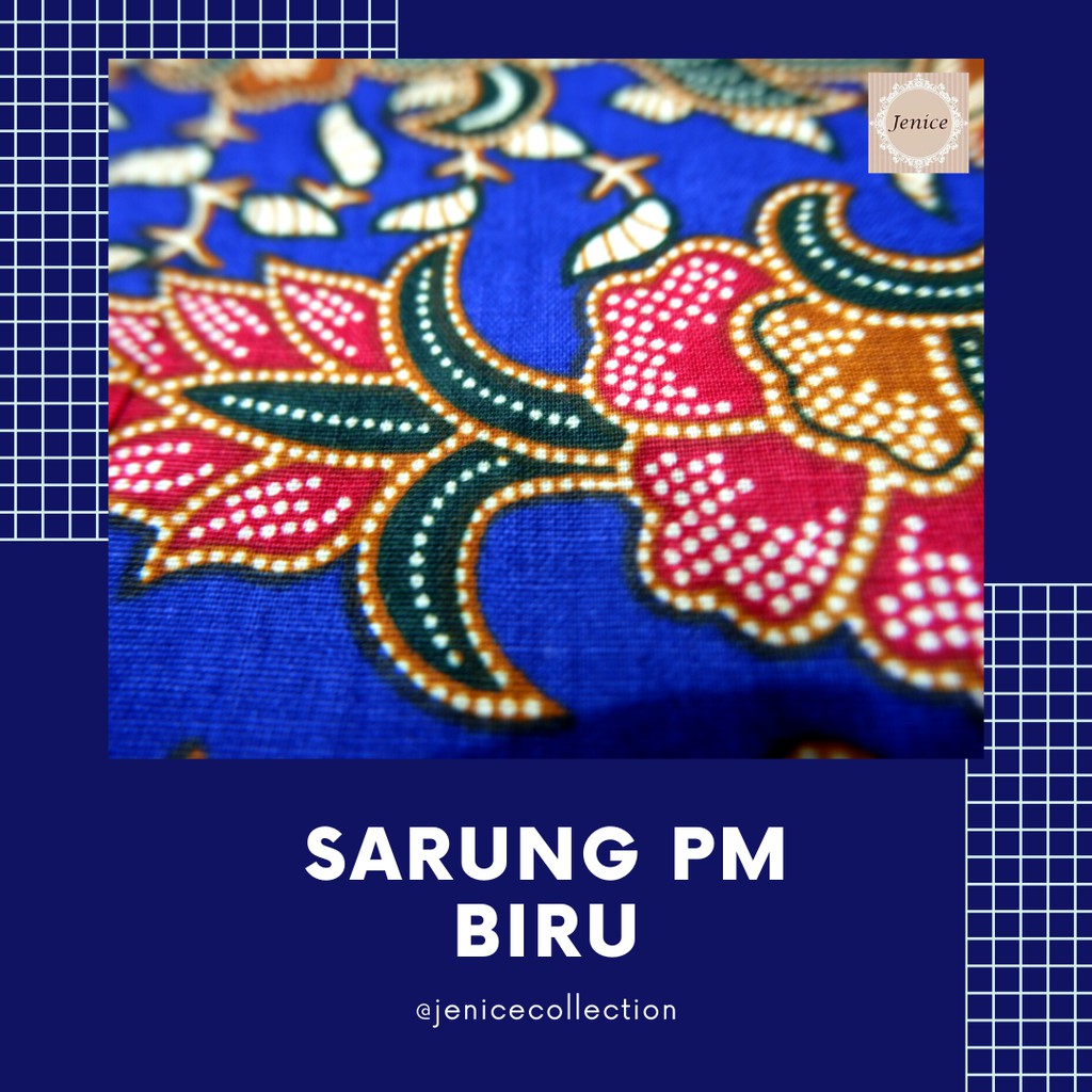Kain Sarung / Samping Kebat Jarik Batik PM Pulau Mas Wanita Dewasa