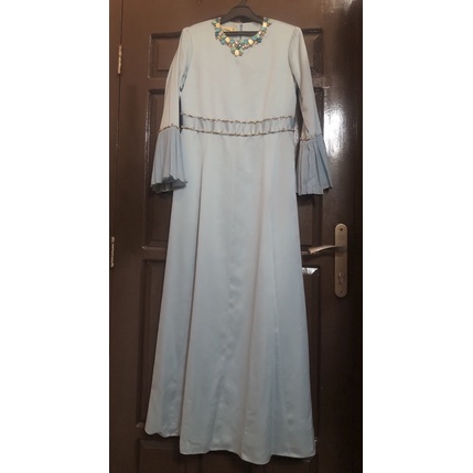 TERMURAH Preloved by And - Teal Dress made by Dian Pelangi NET PRICE