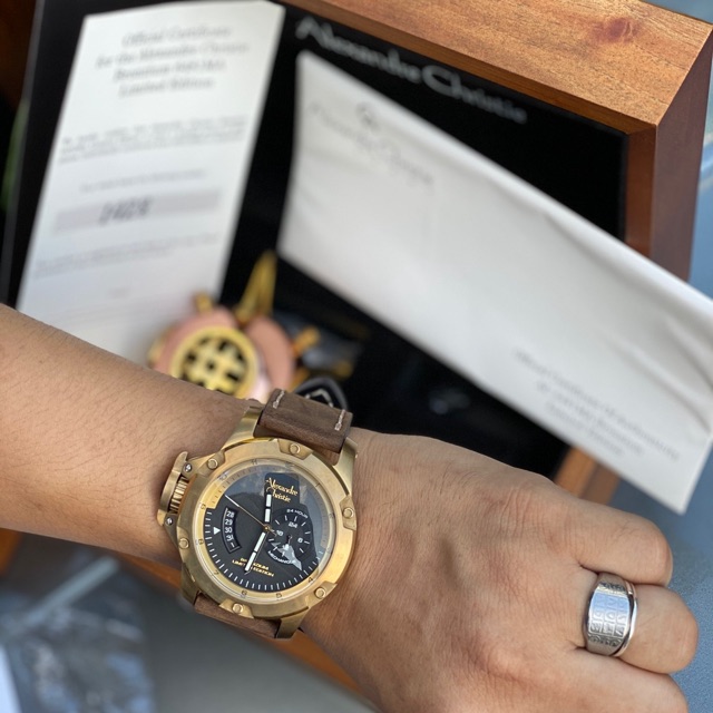 JAM TANGAN LIMITED EDITION AC BRONZIUM AC6481 ORIGINAL