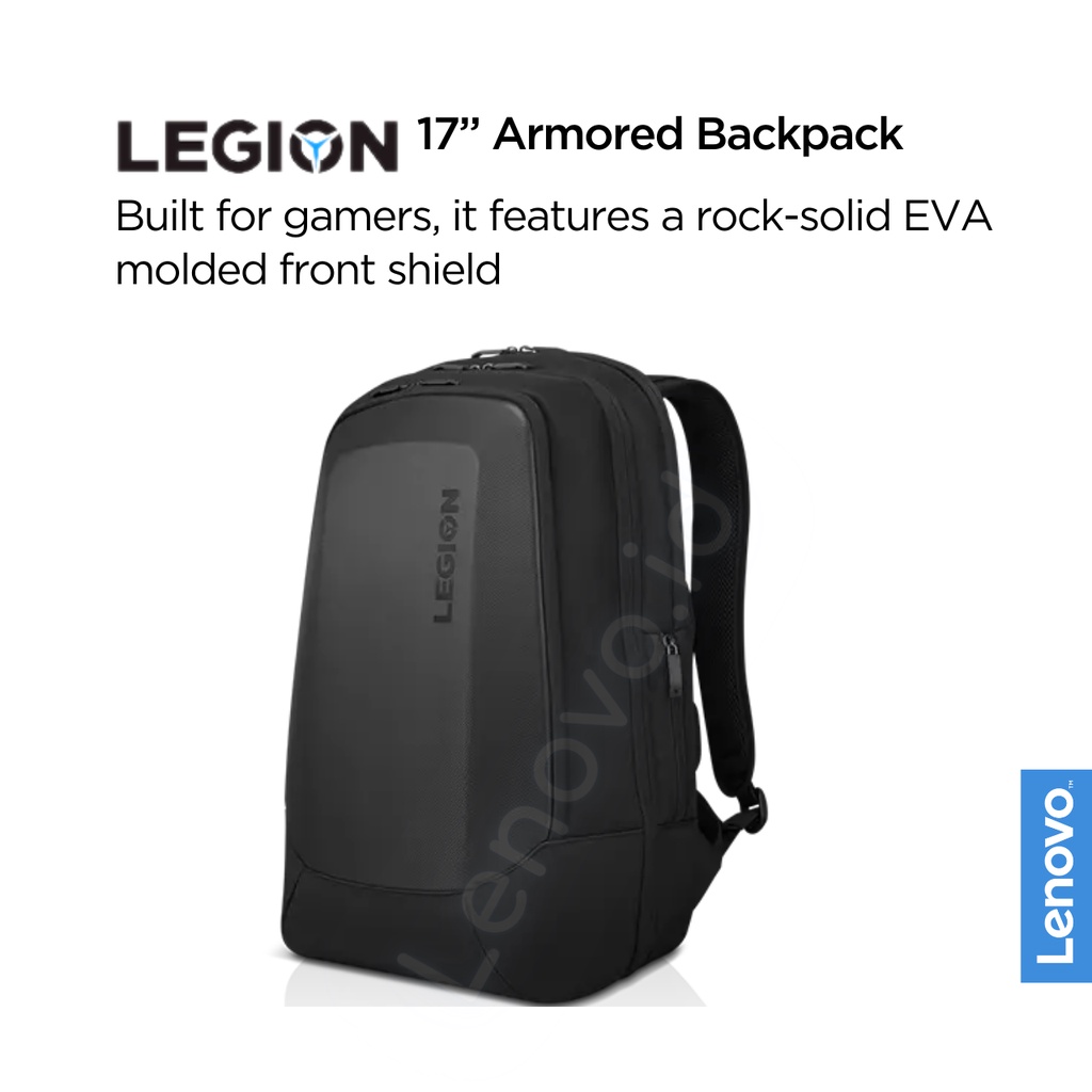 Lenovo Legion 17” Armored Backpack II GX40V10007 Ransel Laptop Gaming