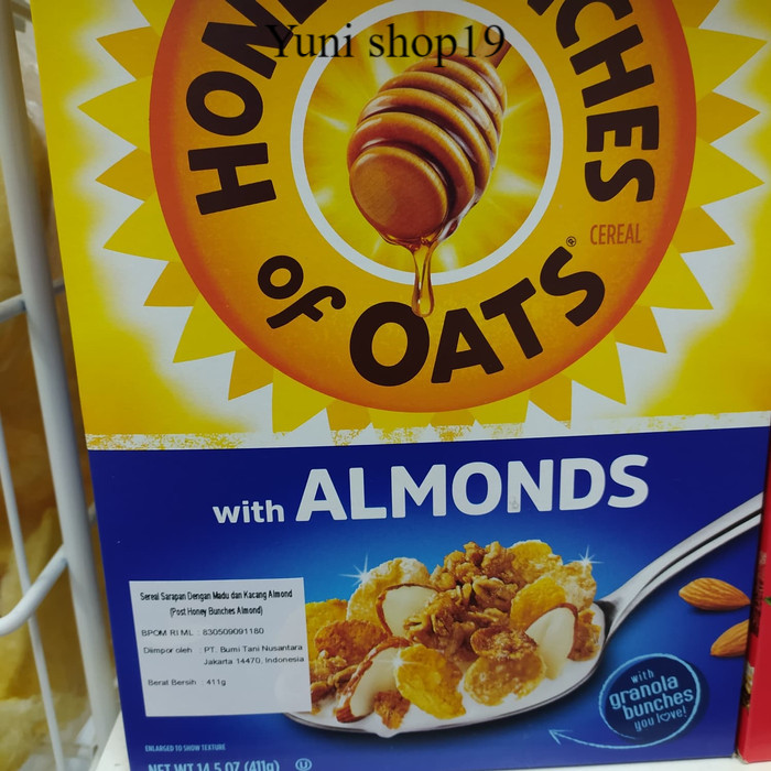 

post cereal honey bunches almond