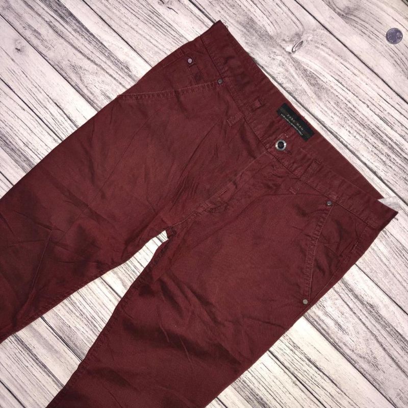 celana zara man-pria/cowok-size 31-second original