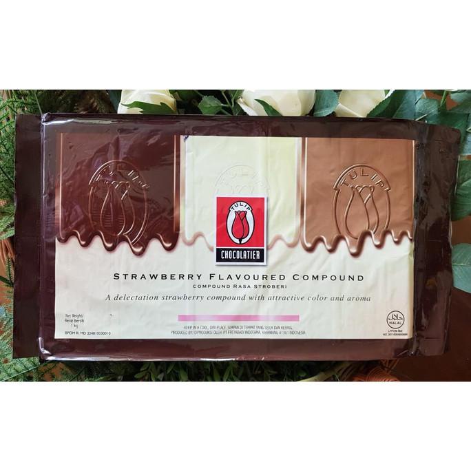 

TULIP Strawberry Compound 1 kg - TULIP Coklat Compound Stroberi