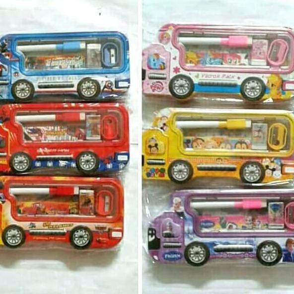 

kotak tempat pensil pencil besar(a)stationery set pelengkapan sekolah sry77