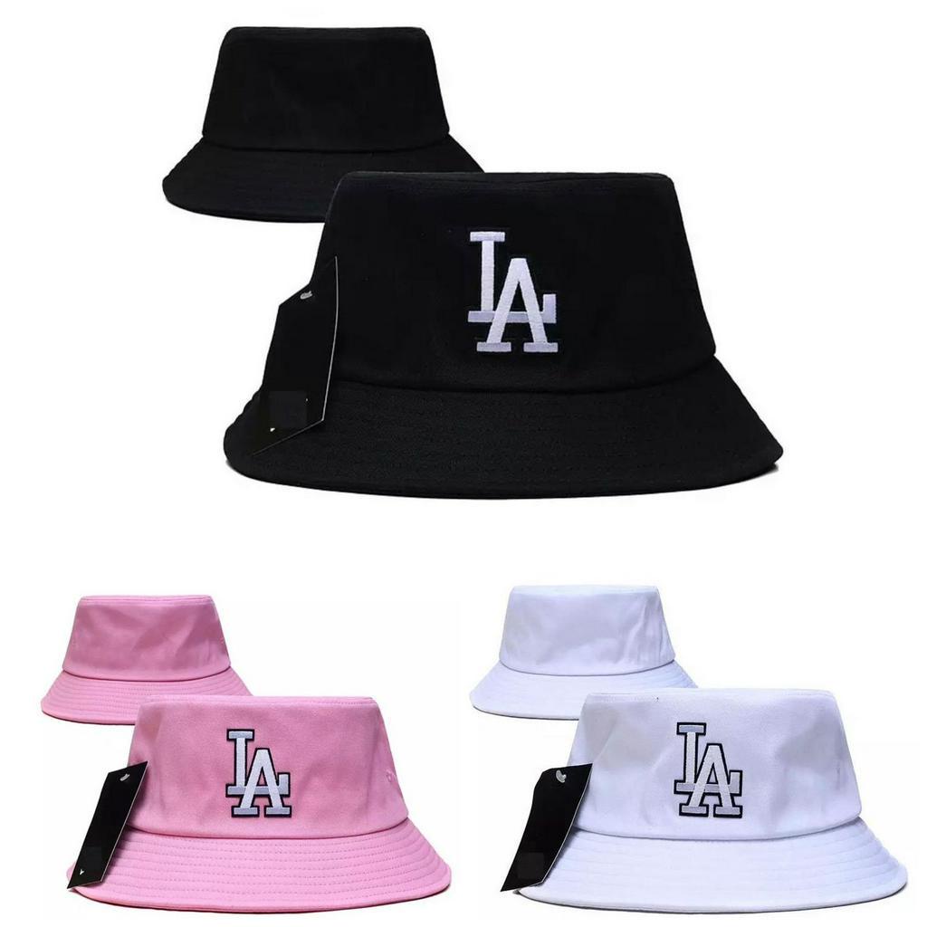 Termurah !!! Topi Bucket Hat Logo LA Topi Fashion Pria/Wanita