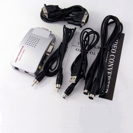 Box Converter VGA to RCA AV Audio