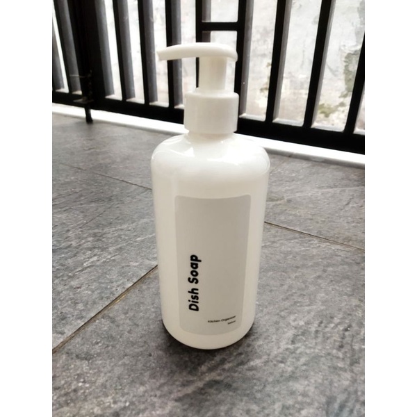 Refill Pump Spray Bottle Botol Sabun Cuci Piring Stiker Vertical Aesthetic