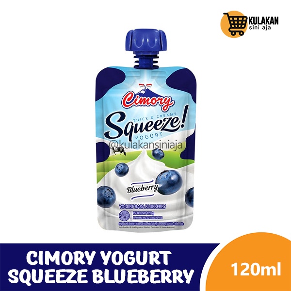 

Cimory Yogurt Squeeze 120 Ml Blueberry