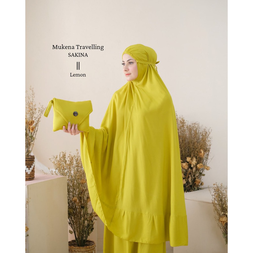 Mukena Dewasa Rayon Polos Sakina