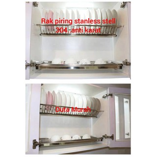 Rak Piring Gelas 80 Cm SUS 304 Unit Atas Dapur Merk Rak Piring Gelas 80 Cm SUS 304 Unit Atas Dapur Merk