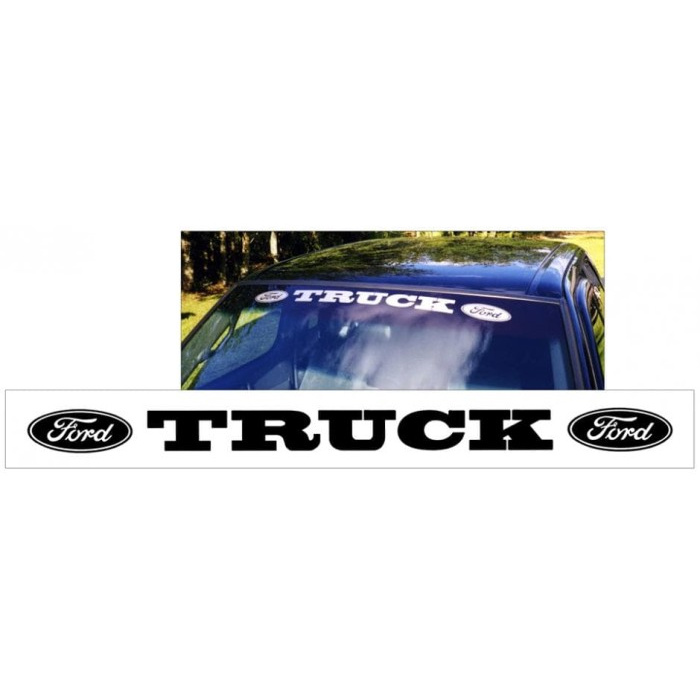 STICKER STIKER FORD TRUCK KACA DEPAN MOBIL TOYOTA PANJANG 80CM Elegan