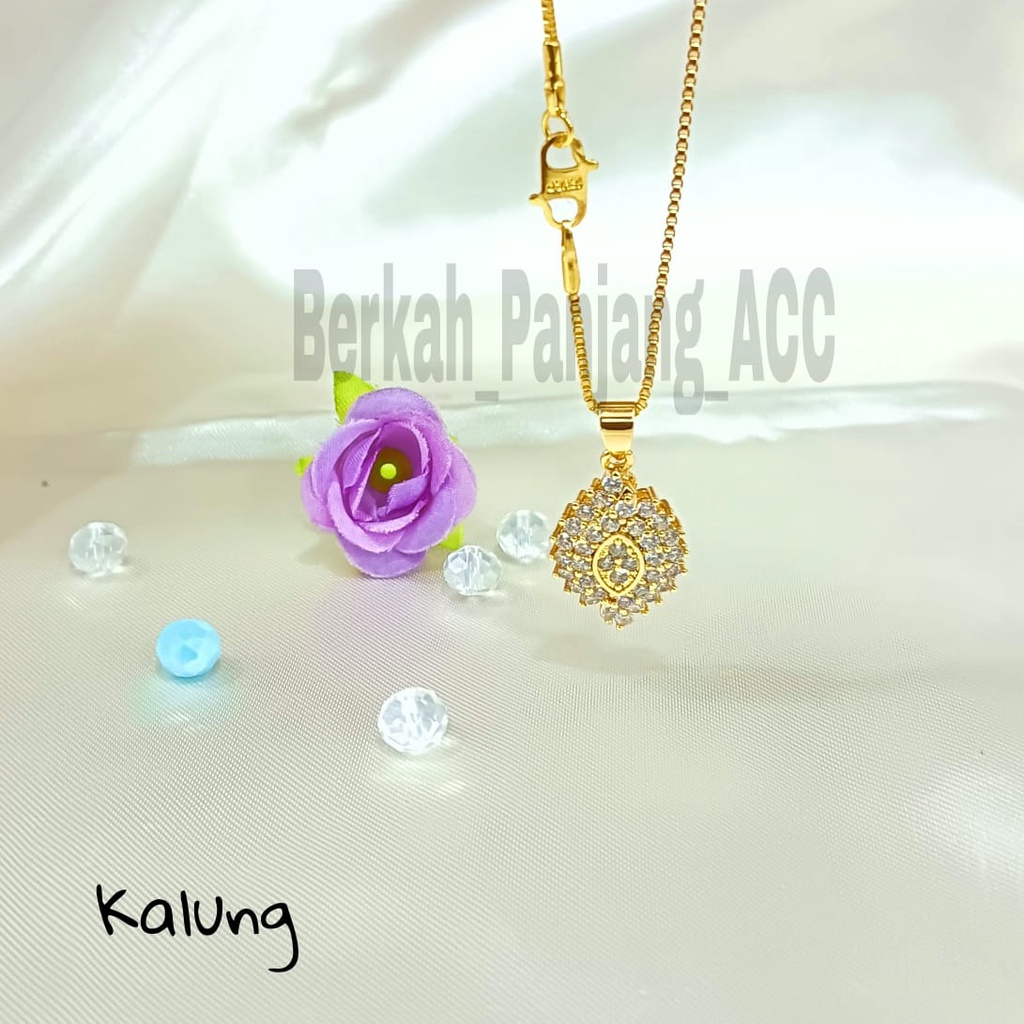 SET DEWASA RANTAI SDG SUPEL DIAMOND Perhiasan super berkelas fashion korea anti karat dan anti luntur