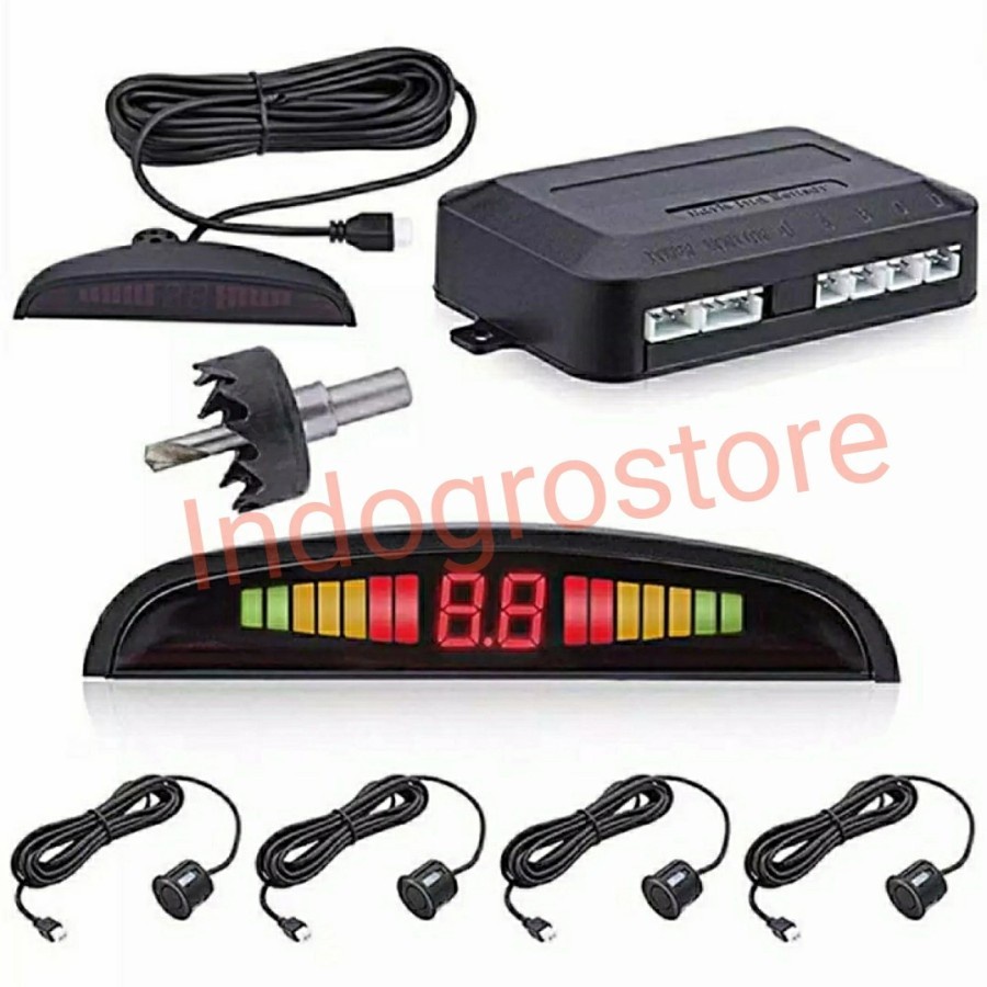 Parkir Sensor Mundur 4/2 Titik Display Mobil Ertiga Baleno Ignis APV