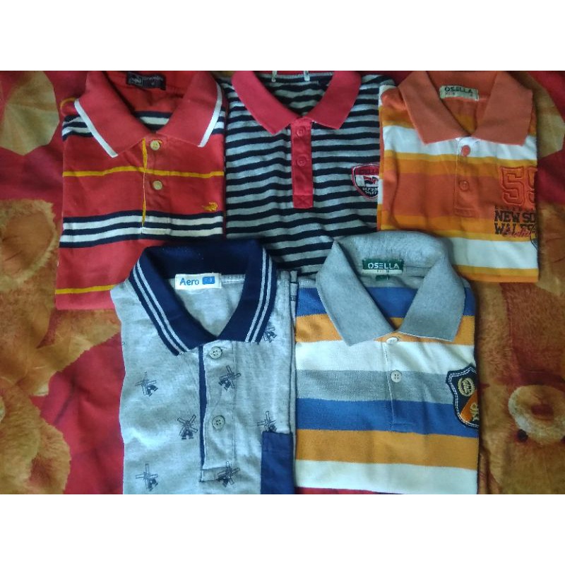 kaos anak cowok branded usia 6-10 th PL