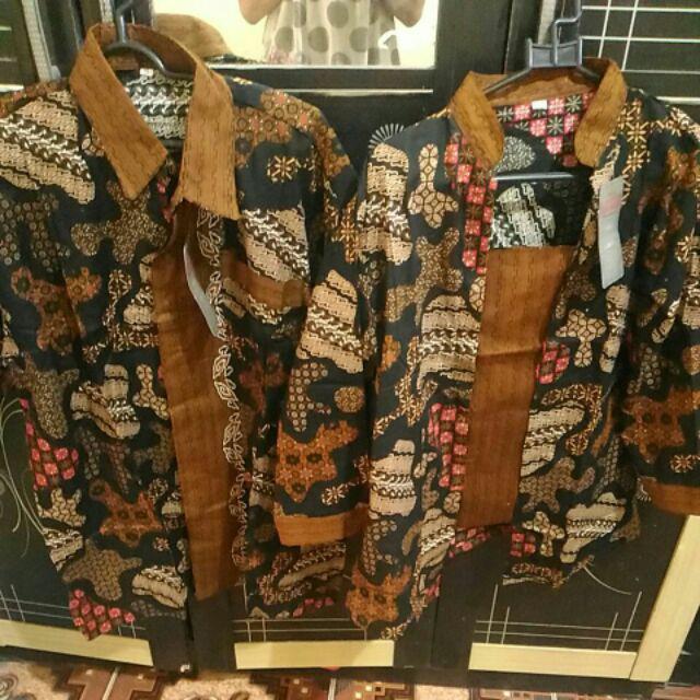 Couple Batik Sisilia Abaya Dan Kemeja