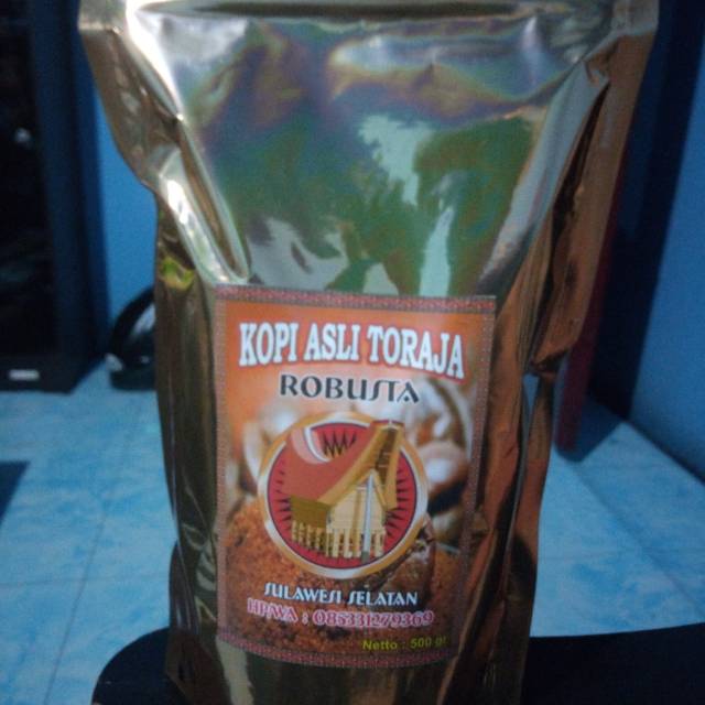 

Kopi toraja robusta 500gr