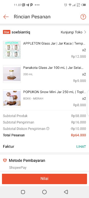 Appleton Glass Jar | Jar Kaca | Tempat Bumbu Dapur Cantik