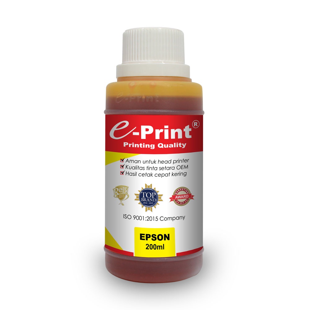 E-PRINT TINTA EPSON 200ML + SUNTIK / TINTA REFIL/TINTA ISI ULANG BOTOLAN