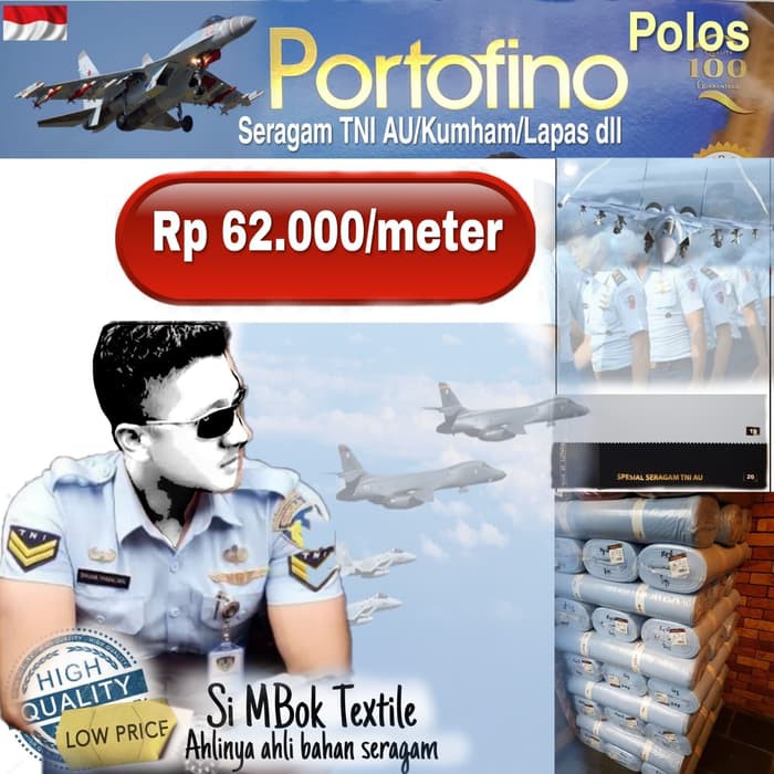 Kain Portofino By Maxistyle Harga Per 10 Cm Bahan Seragam Shopee Indonesia