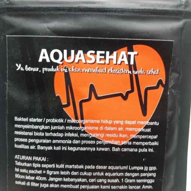 Bakteri starter aquasehat aqua sehat aquarium aquascape