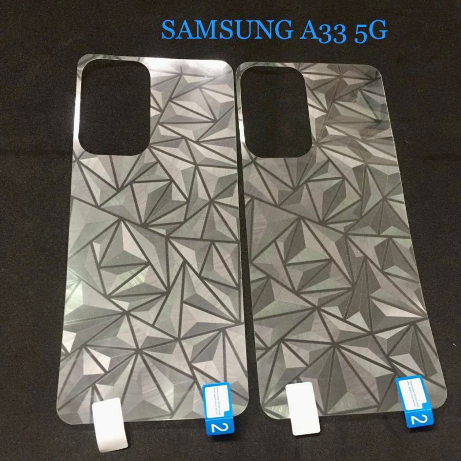 SAMSUNG A13 A23 5G 4G A33 A53 A73 A52 / A52s 5G A72 A22 A32 4G / 5G A31 A51 A71 BACK SKIN DIAMOND 3D GARSKIN PRISMA