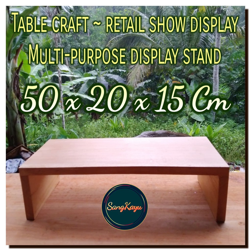 Multi-purpose table stand display 50x20x15 table craft succulent table