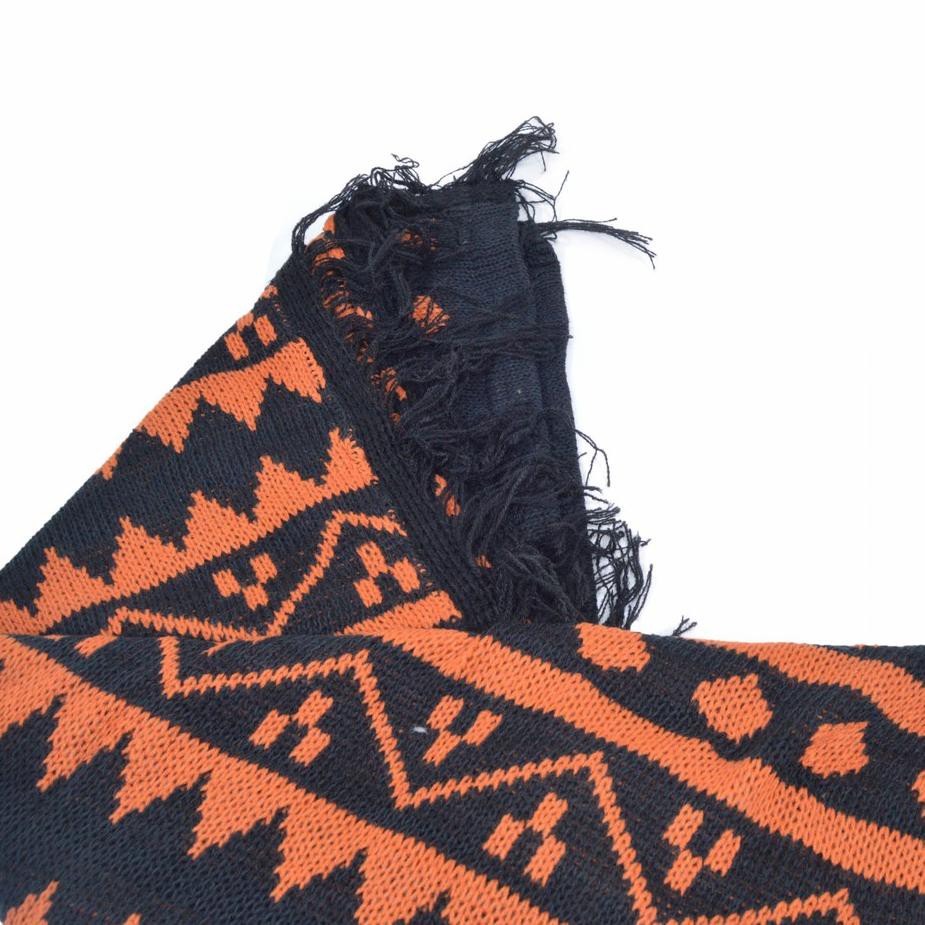 ZH 0798 MAROKO Rompi - Baju Rajut Korea - Rompi Rajut wanita - Outwear Rajut - Rajut Tribal wanita 