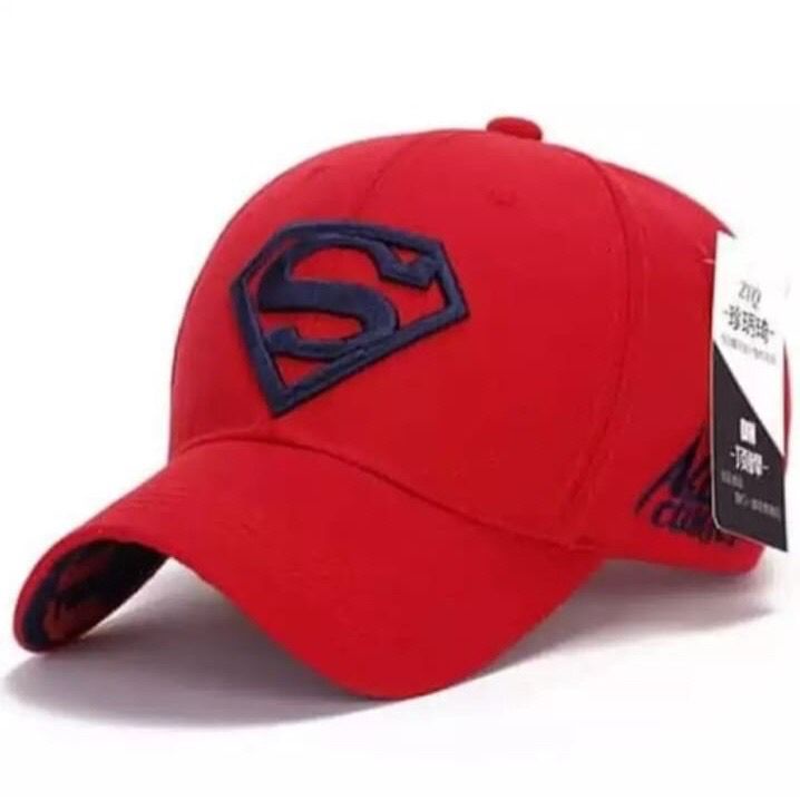 Topi Baseball Premium Motif Simbol Superman