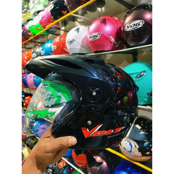 HELM VOG VOLT DOUBLE VISOR PULL WARNA ORIGINAL