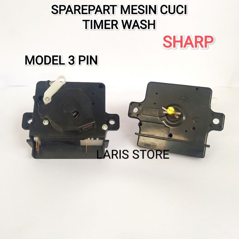 Timer Pencuci Wash Mesin Cuci Sharp Model 3 Pin / 3 Socket