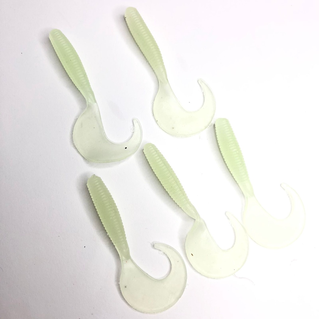 Softlure Umpan Casting Karet Lembut Glow In the Dark