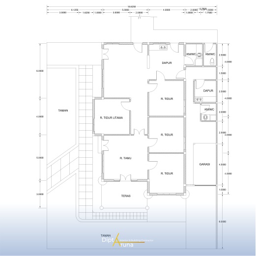 Gambar Denah Bangunan Murah Arsitek Desain 2D Rumah Tinggal Ruko Apotek Gedung Hotel