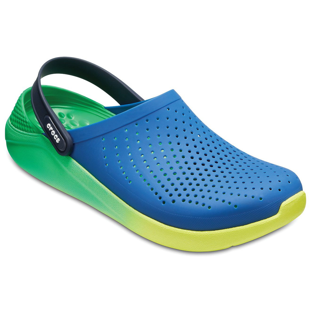 Crocs Literide Clog 2 Unisex Pria dan Wanita Original - BlueGreen