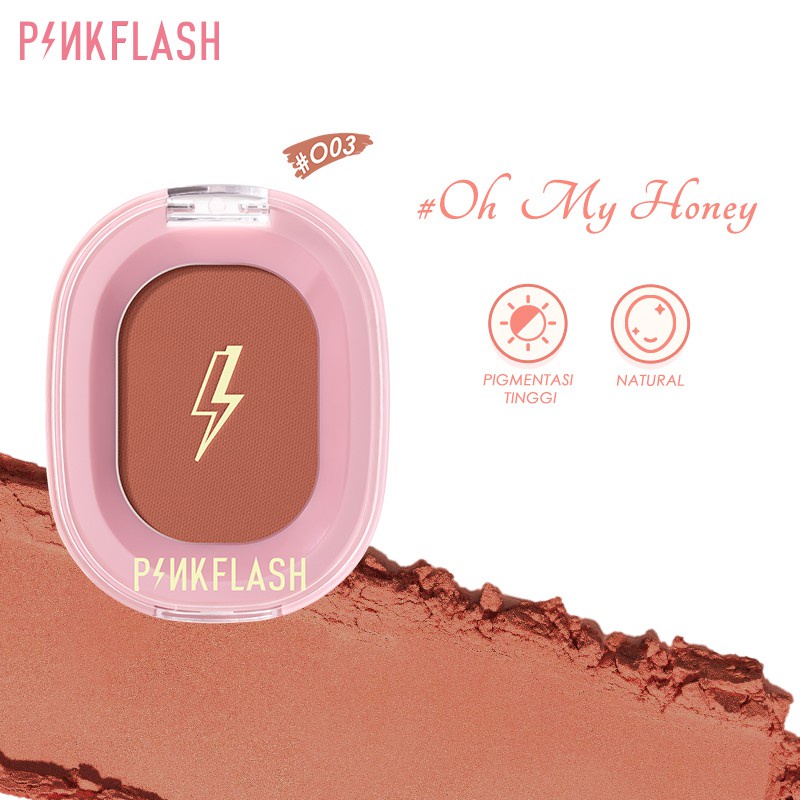 PinkFlash  OhMyHoney Soft Powder  Naturally Pigmented Blush O03 1Piece