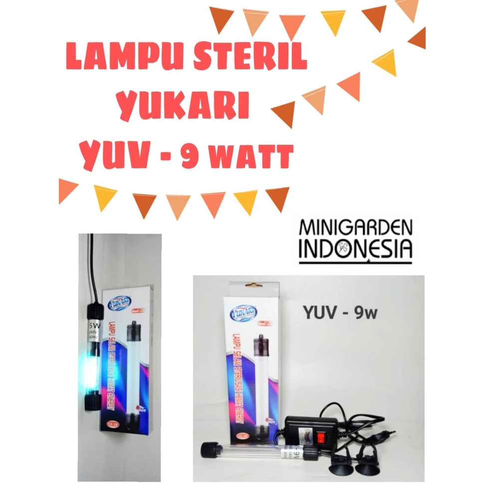 YUKARI YUV-9W 9WATT LAMPU UV LAMP STERILISASI SELAM AQUARIUM AQUASCAPE