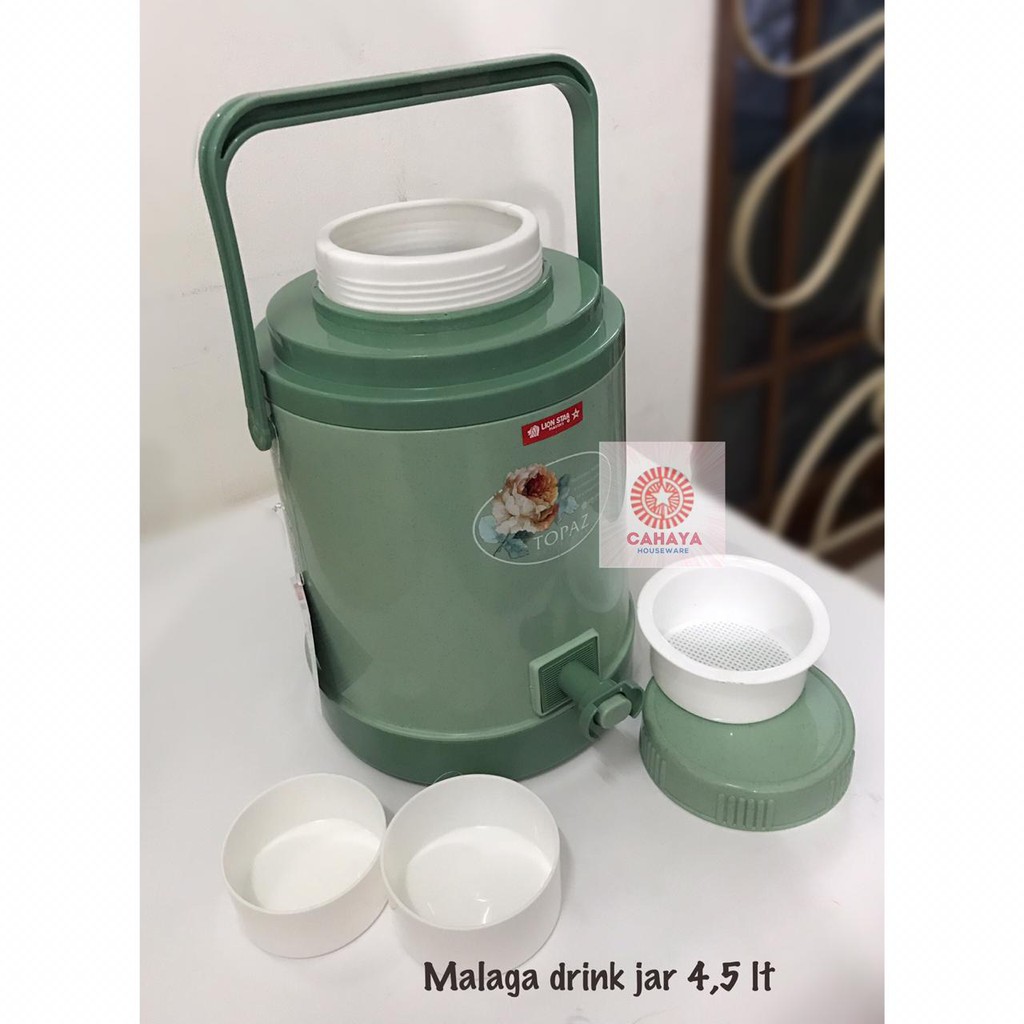 Thermos Air Panas Lion Star Malaga Drink Jar 4.5Liter MD-2 Termos/ Teko/ Waterjug Tempat Air Minum